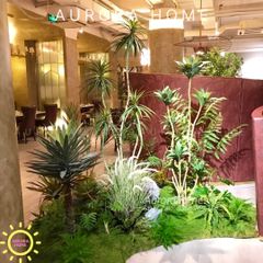 Set tiểu cảnh cây giả decor nhà hát