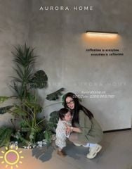 Set tiểu cảnh cây giả decor quán cafe