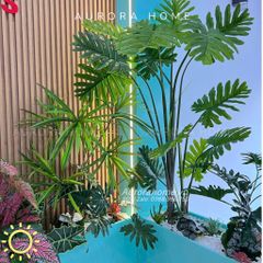 Bồn cây giả trang trí văn phòng