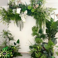 Dãy hoa giả rủ thả treo phong cách Studio