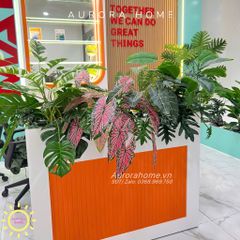 Bồn cây giả trang trí văn phòng