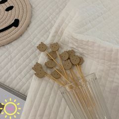 Bịch 100 tăm ghim trái cây, bánh mứt hình gấu