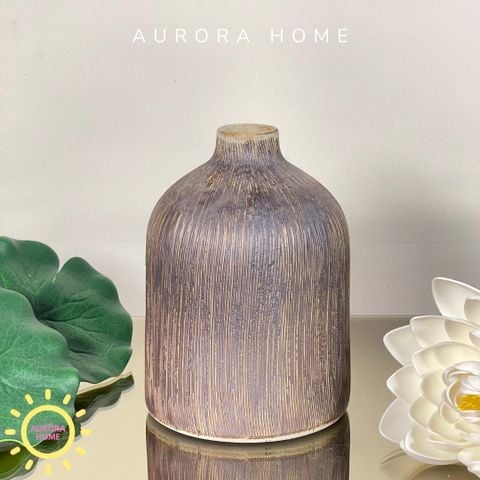 Bình gốm cổ Trang Nhã (Hình bầu)