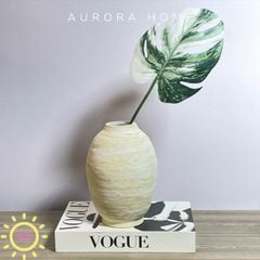 Bình gốm bầu cổ điển Fiona