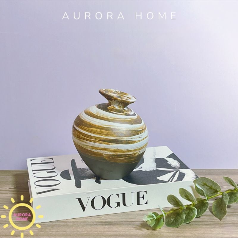 Bình gốm decor Himalia phong cách Nhật