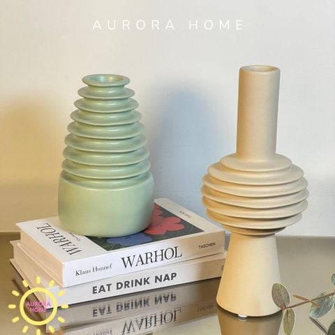 Bình gốm cắm hoa nghệ thuật Léna cao cấp