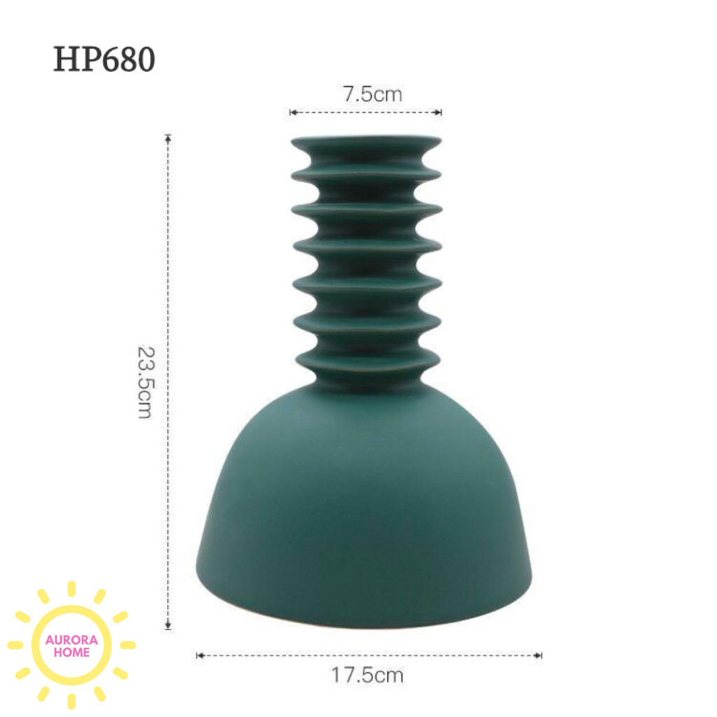 Bình gốm cắm hoa nghệ thuật Léna cao cấp