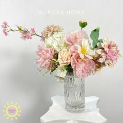 Bình hoa Alida tông hồng đáng yêu