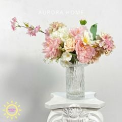 Bình hoa Alida tông hồng đáng yêu