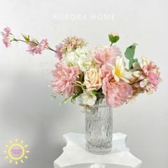 Bình hoa Alida tông hồng đáng yêu