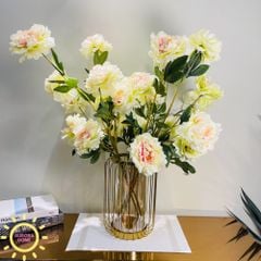 Bình hoa cắm sẵn Mẫu Đơn Temaline Lamis
