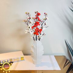 Bình hoa giả cắm sẵn hoa anh đào Memories Leave