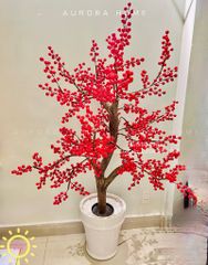 Cây đông đào giả trang trí Tết (160cm)