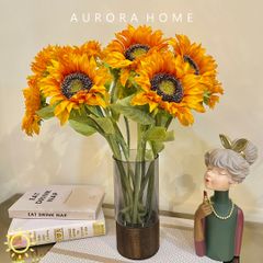 Bình hoa giả để bàn hướng dương Eco Simple
