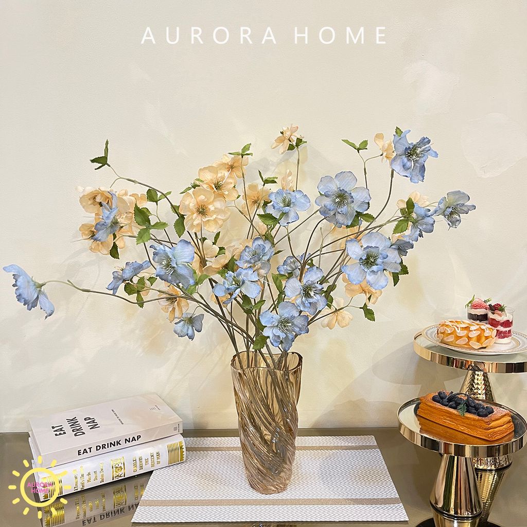 Bình hoa giả để bàn hoa mẫu đơn hoang dã Wildly Elis