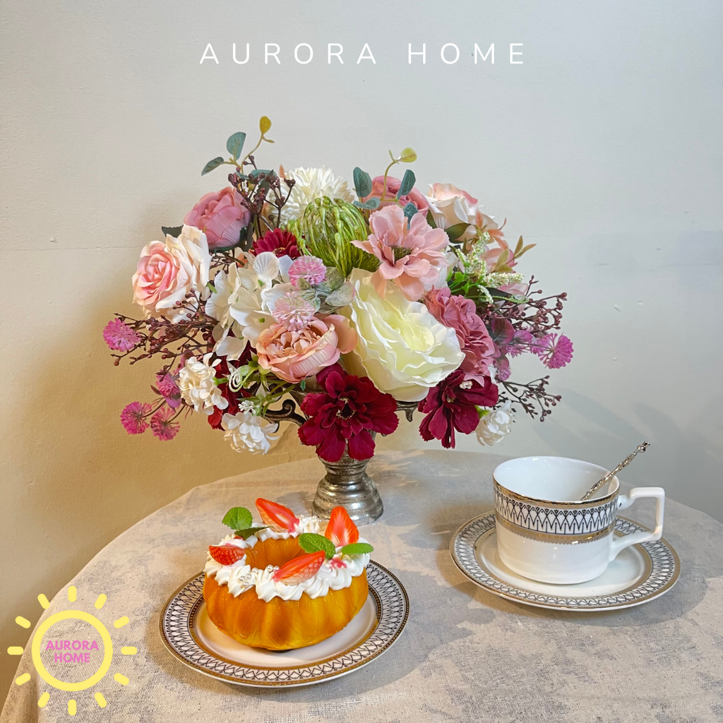 Bình hoa lụa châu Âu cổ điển Riri Mitana