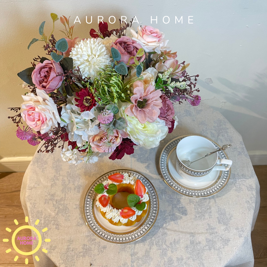 Bình hoa lụa châu Âu cổ điển Riri Mitana