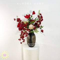 Bình hoa lụa cắm sẵn Luxury Maine