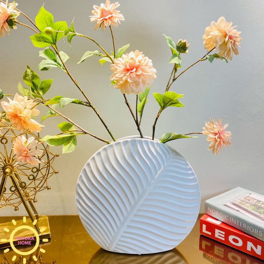 Bình hoa thược dược Ý Moon Light nghệ thuật