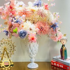 Bình hoa giả cắm sẵn hồng Fottika Elite châu Âu