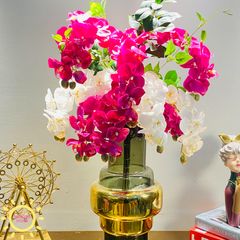 Bình hoa giả cắm sẵn lan hồ điệp Mara Misnet