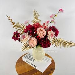Bình hoa lụa cổ điển Fenio Lisa