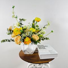 Bình hoa lụa cao cấp Sunny Sun
