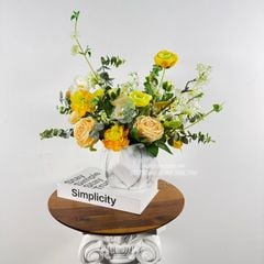 Bình hoa lụa cao cấp Sunny Sun