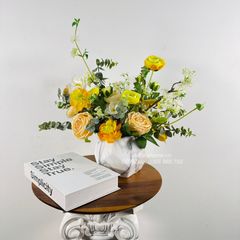 Bình hoa lụa cao cấp Sunny Sun