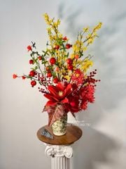 Bình hoa lụa tân cổ điển Fonos sang trọng