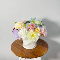 Bình hoa lụa ngọt ngào Truly Yours