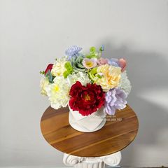 Bình hoa lụa ngọt ngào Truly Yours