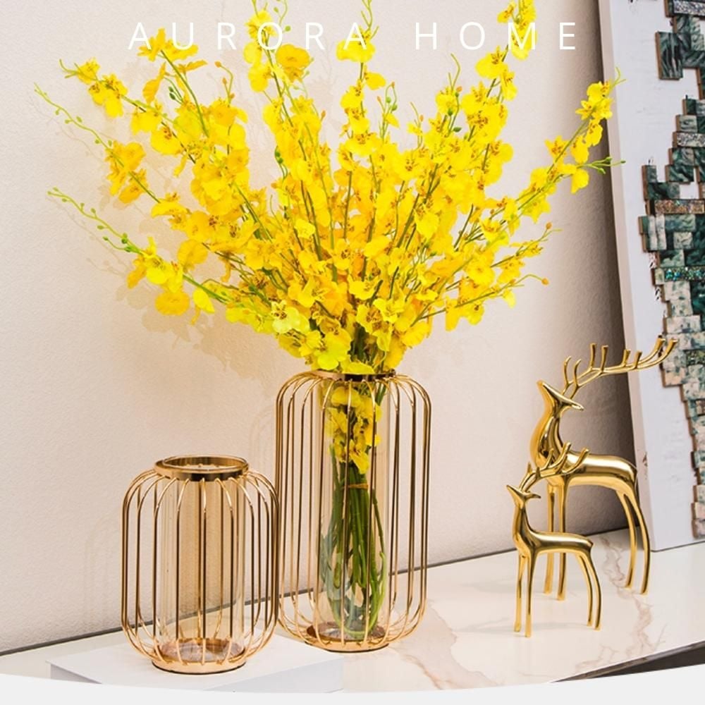 Bình hoa lan vũ nữ decor sang trọng