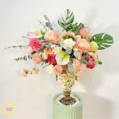 Bình hoa giả lớn phòng khách cao cấp Retro in Paris