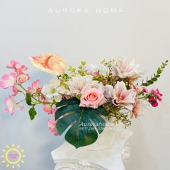 Bình hoa lụa phong cách châu Âu Analines Mila