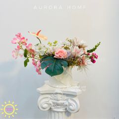 Bình hoa lụa phong cách châu Âu Analines Mila