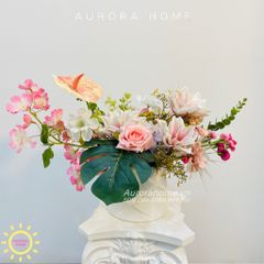 Bình hoa lụa phong cách châu Âu Analines Mila