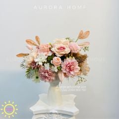 Bình hoa lụa cao cấp Marry Devlio