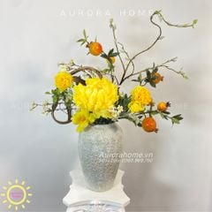 Bình hoa lụa cao cấp Vincent