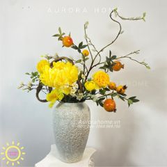 Bình hoa lụa cao cấp Vincent