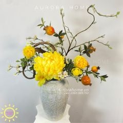 Bình hoa lụa cao cấp Vincent