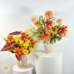 Bình hoa lụa cao cấp Minline