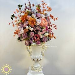 Bình hoa giả lớn phòng khách cao cấp Amaruirie