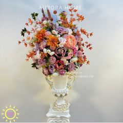 Bình hoa giả lớn phòng khách cao cấp Amaruirie
