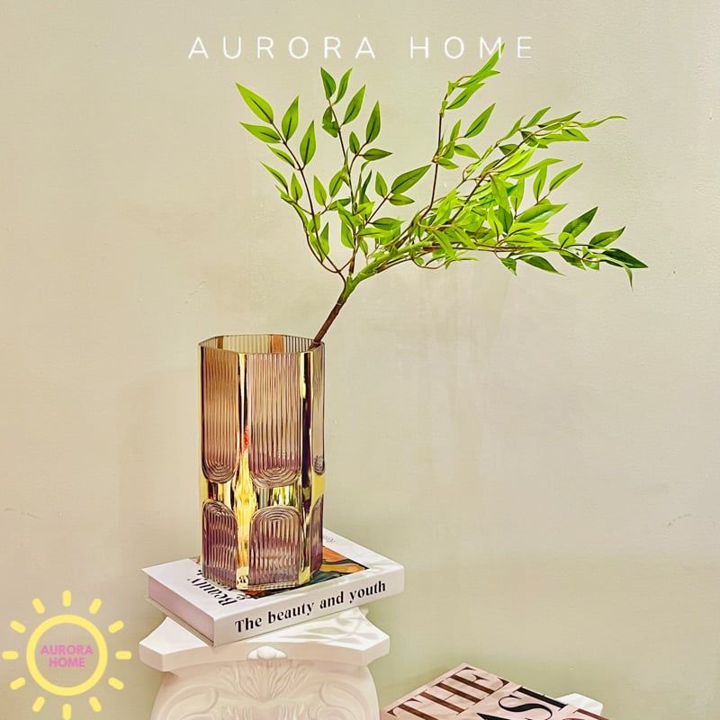 Bình thuỷ tinh cắm hoa trụ cao cấp Artemis