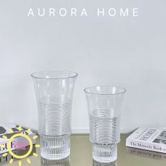 Bình thủy tinh cắm hoa trong suốt Aldrick