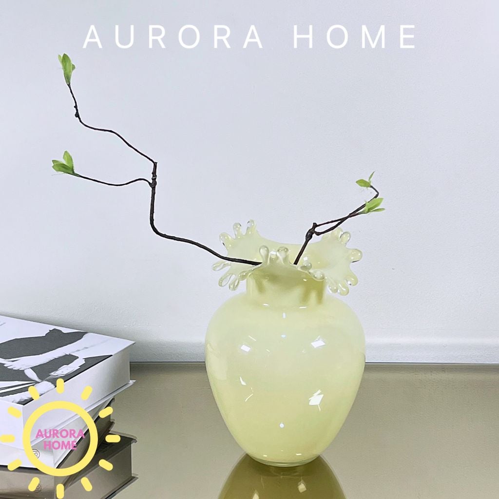 Bình thủy tinh cắm hoa Yellow Ficker Beat