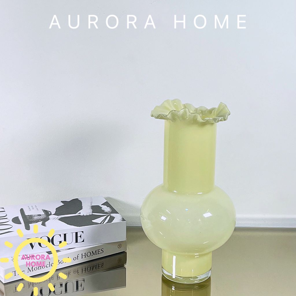 Bình thủy tinh cắm hoa Yellow Ficker Beat