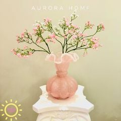 Bình thuỷ tinh cắm hoa châu Âu cao cấp Jade