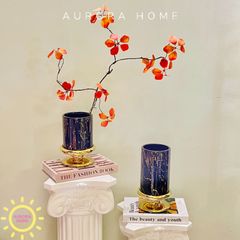 Bình cắm hoa cao cấp vân đá Miecal